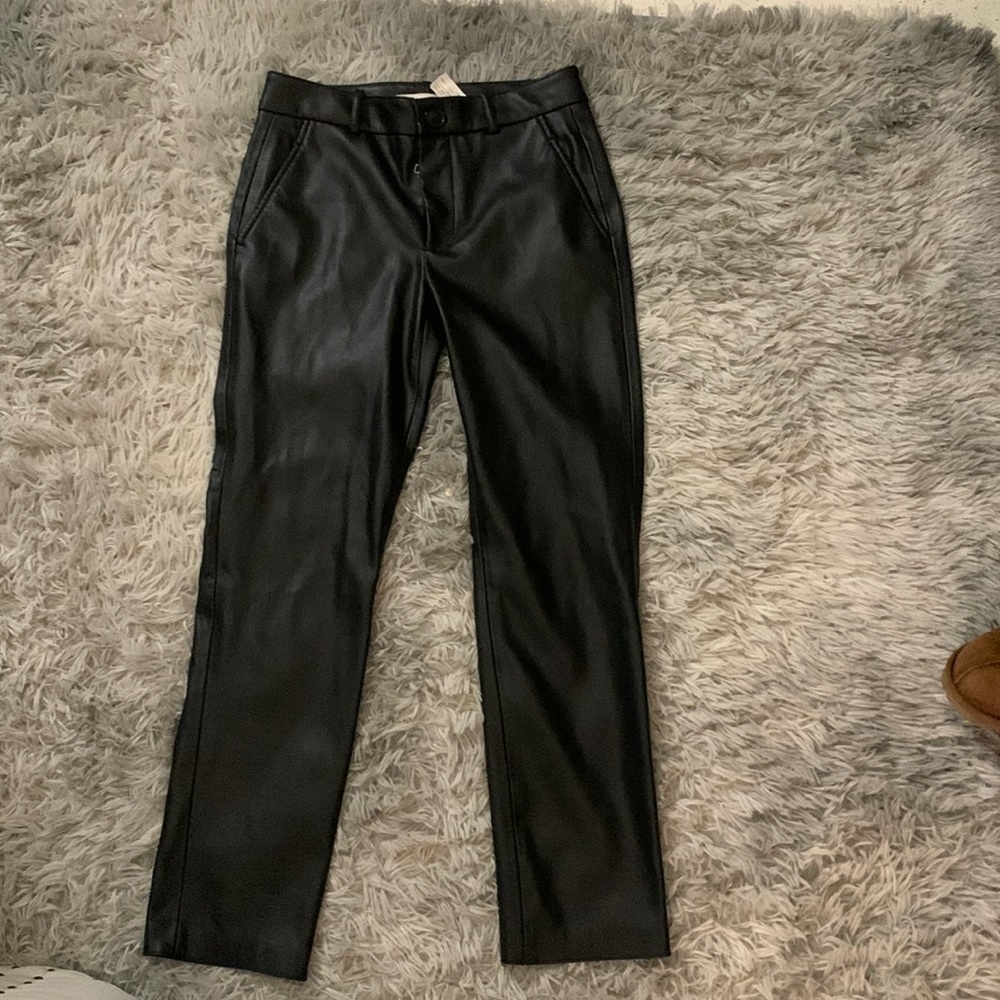 Zara leather pants